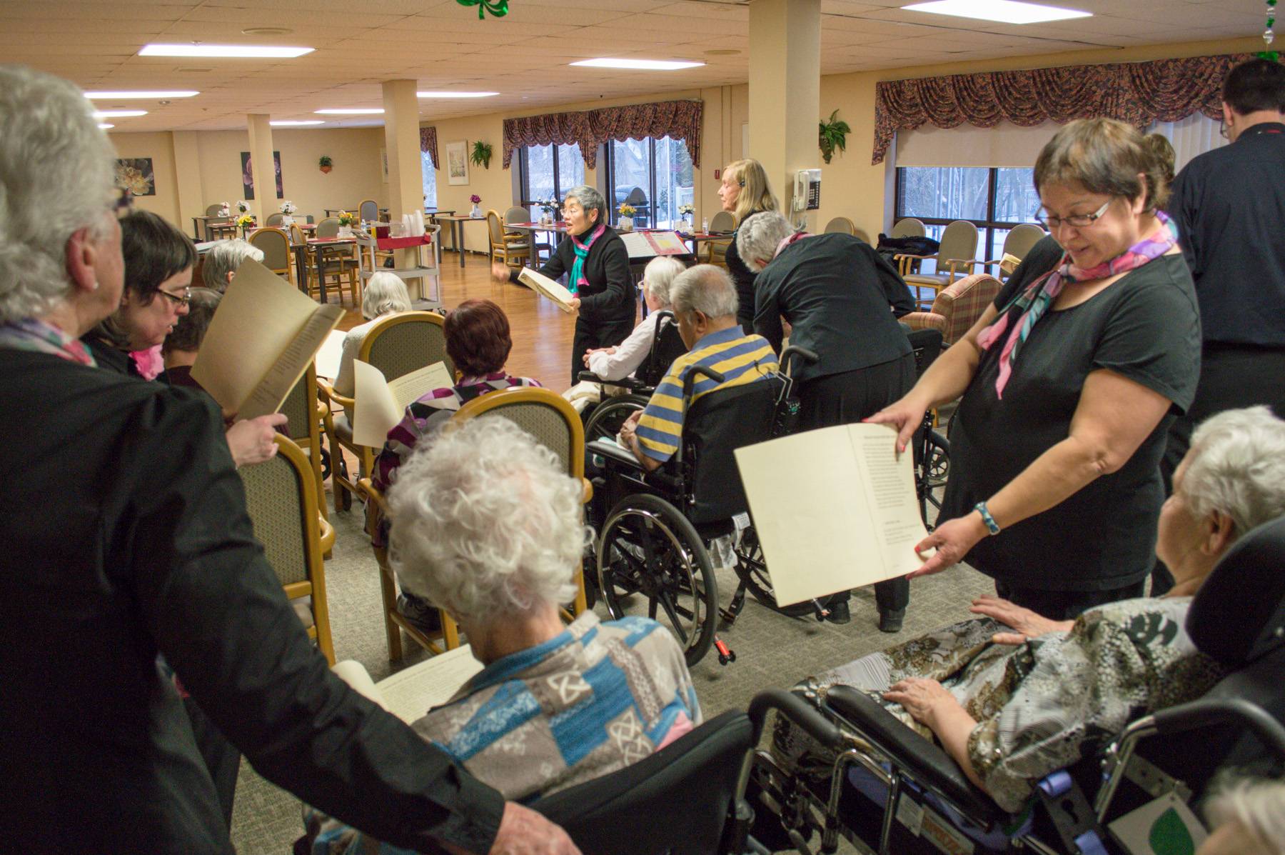 Singing with Residents