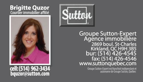 Business Card for a Sutton Experts Agent