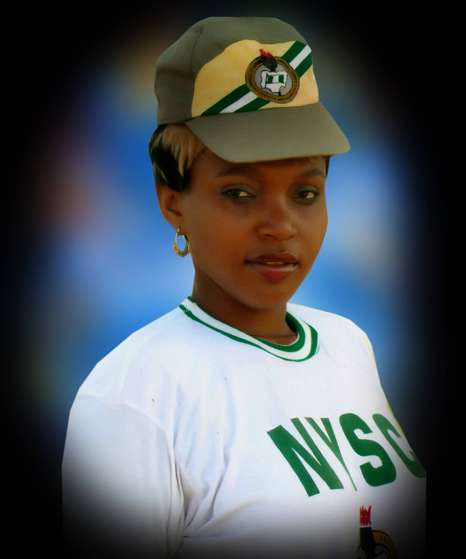 Ijeoma Serving her Fatherland during her Youth corp.