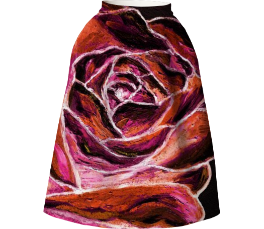 Magic rose skirt