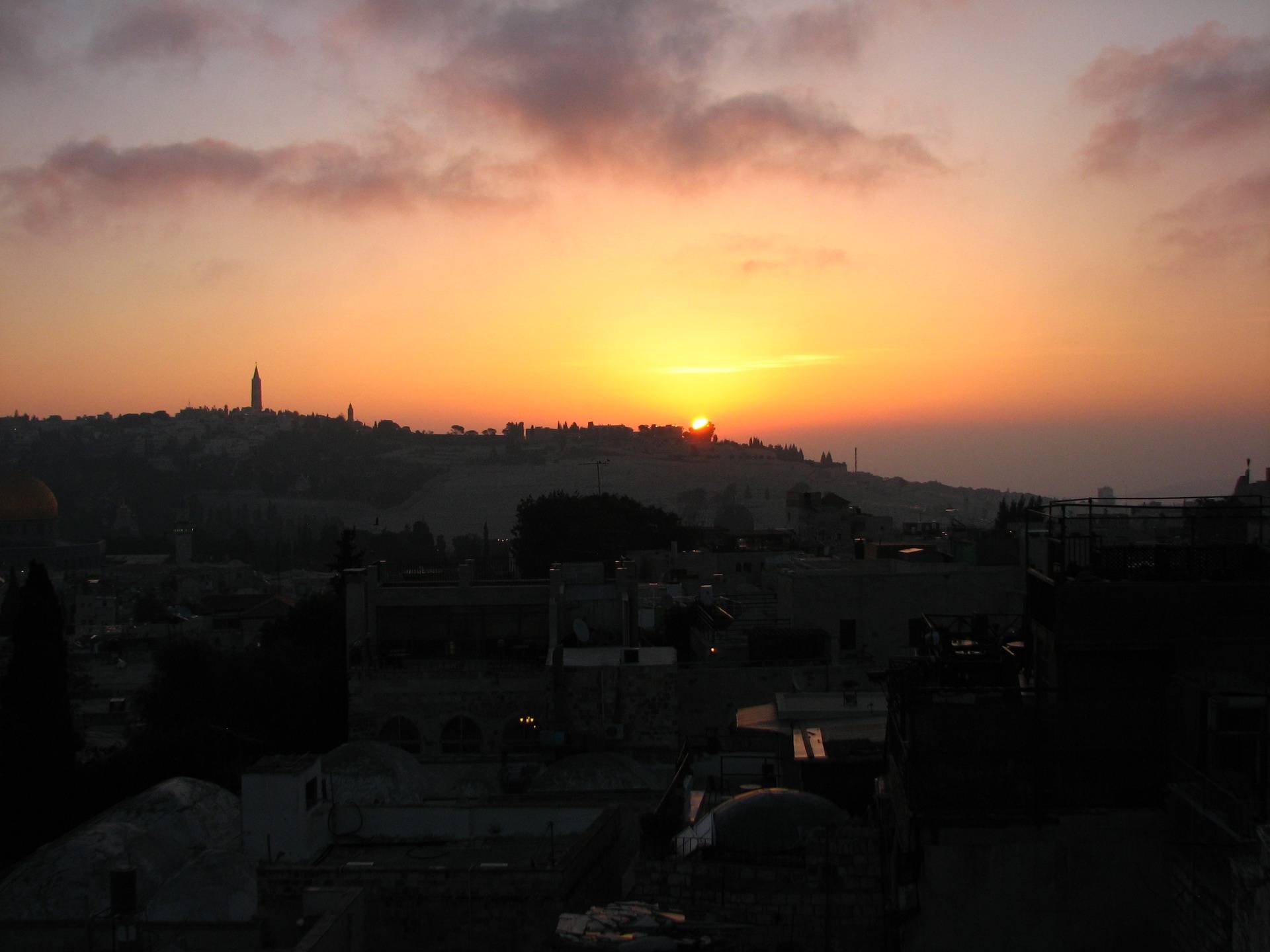 Mount of Olives at Sunrise 2
