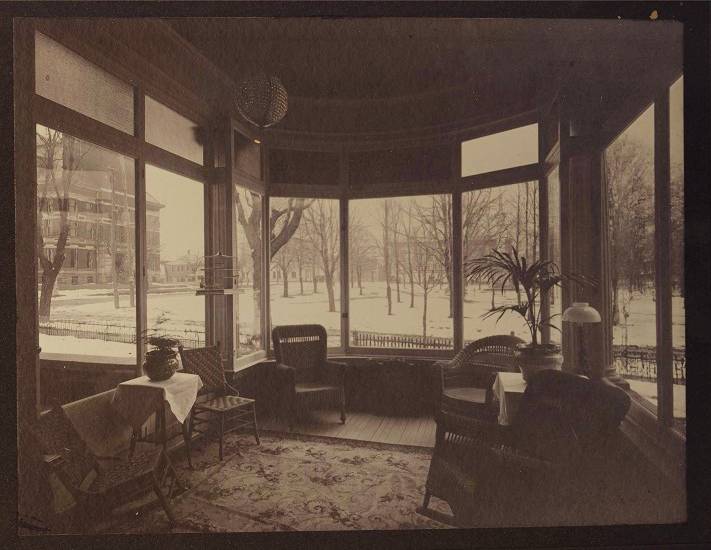Sun Room overlooking The Park Square