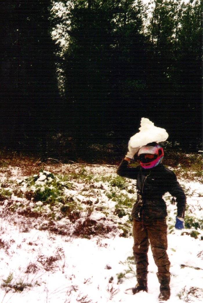 1999  Jack Olsen from Melbourne, wearing a 'snow hat'