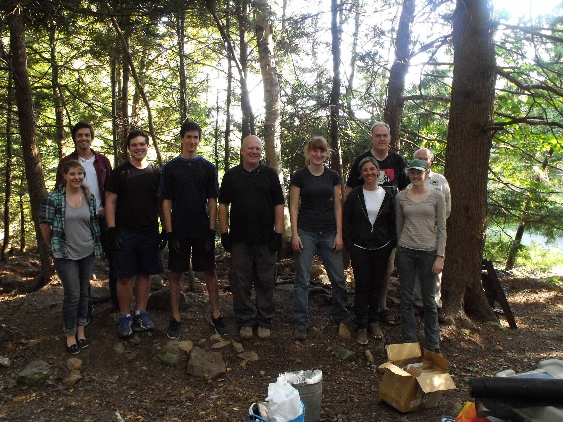 Our afternoon dig crew, minus a few early departures.