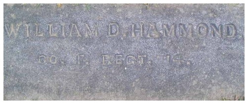 HAMMOND, William D. - Pvt., Cos. H, F, C