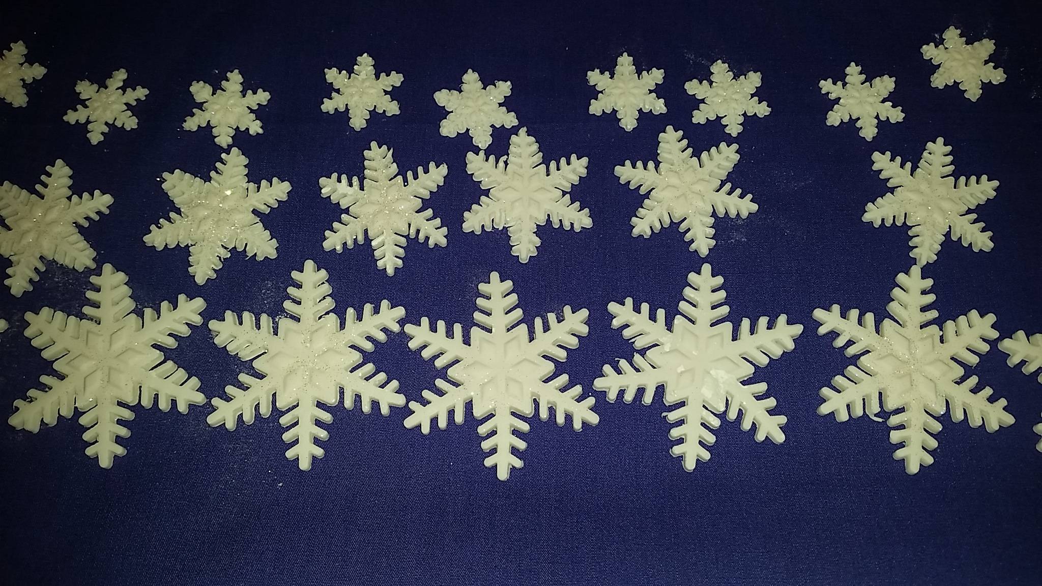 Gumpaste Snowflakes