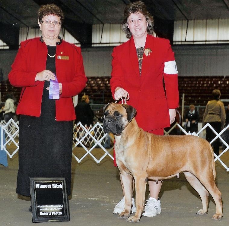 Barb and Stevie at show winning