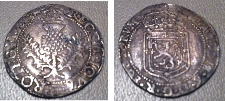 1603 Scotland, James VI, 1/2 Thistle Merk