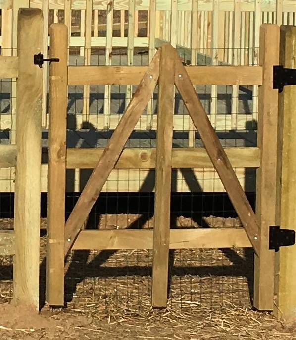 Split Rail Wood Gate