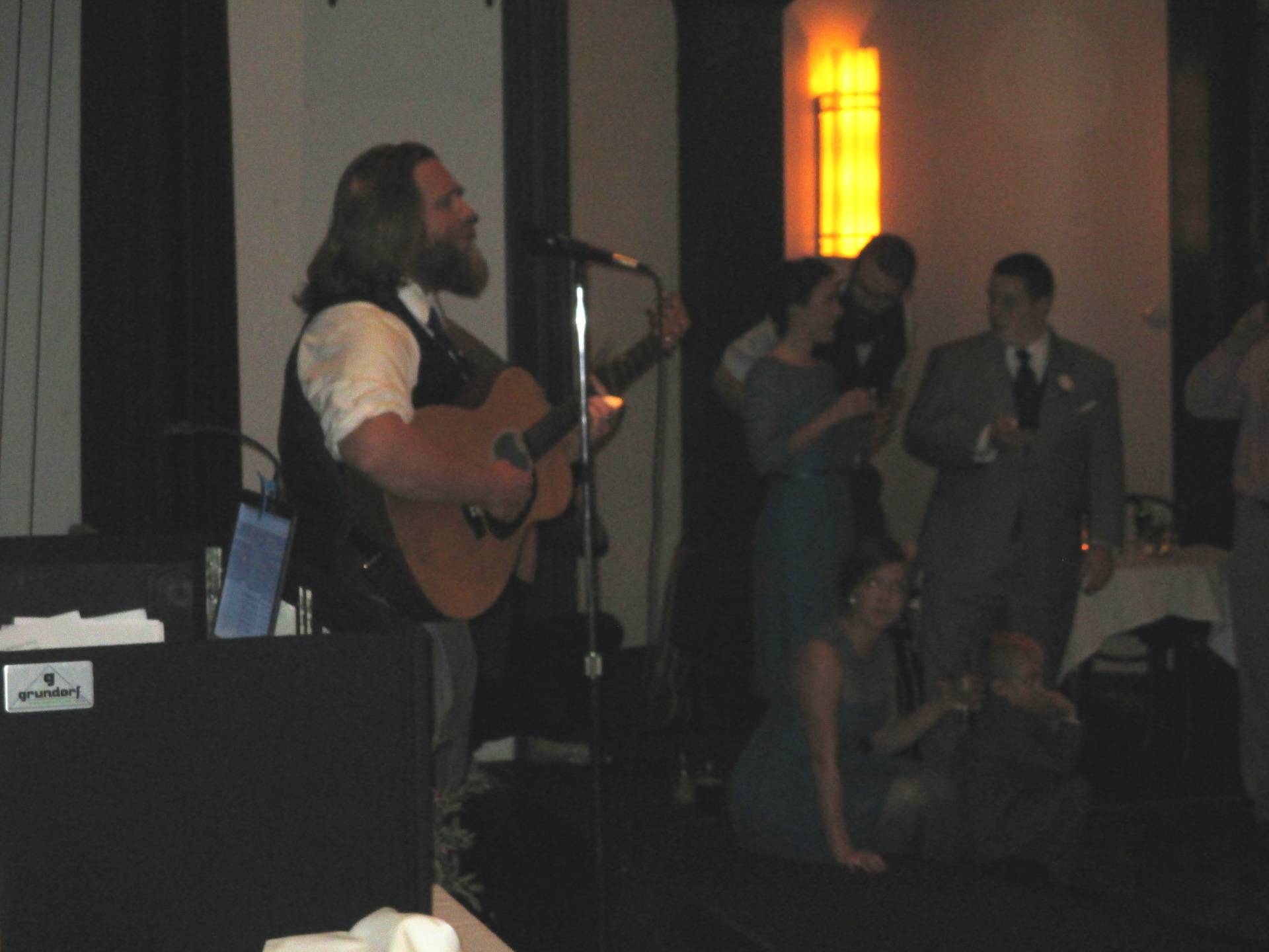 Acoustic song for the first dance.