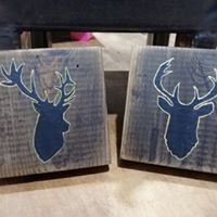 Stag coasters