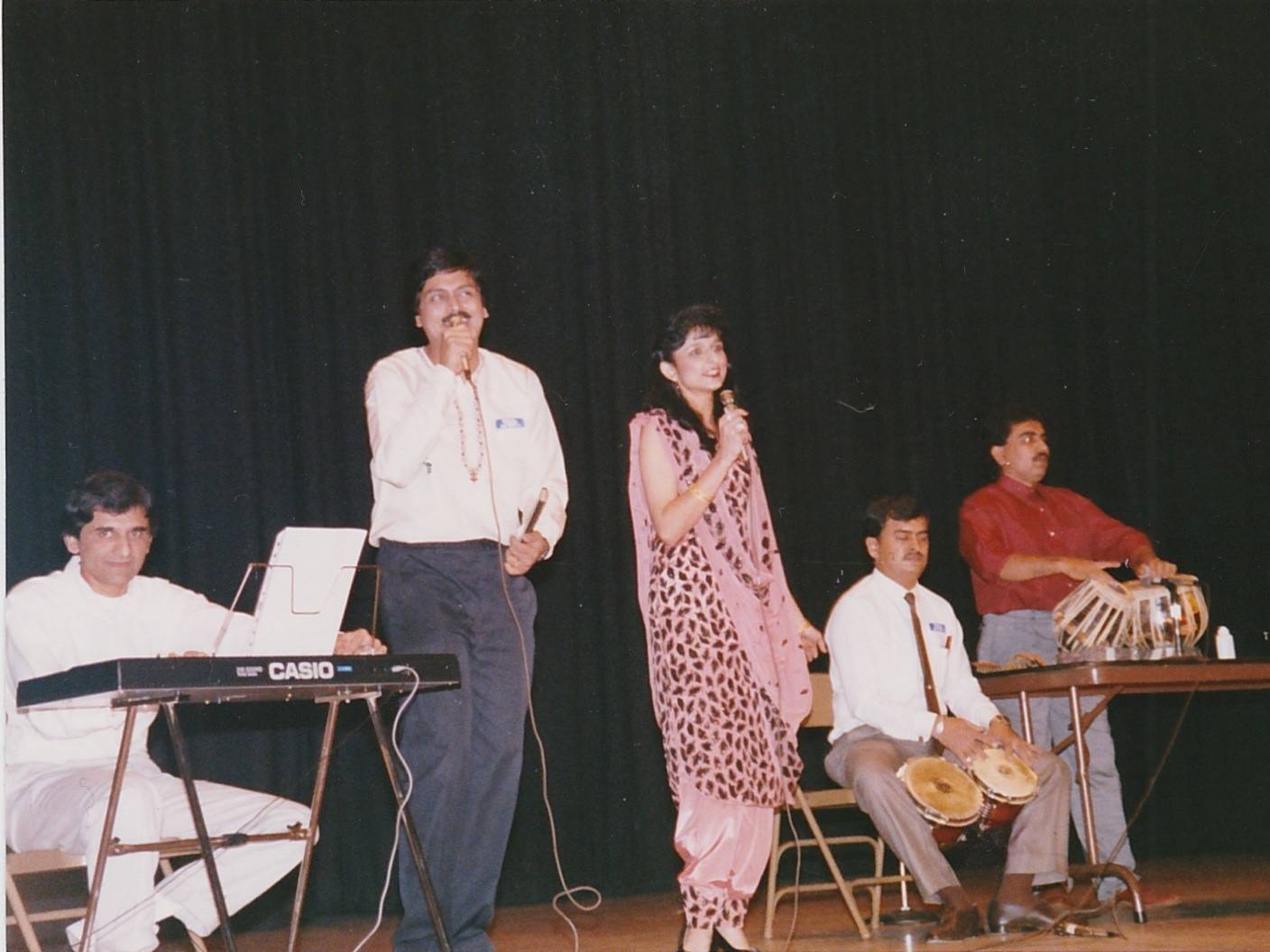 with Sadhna 1988