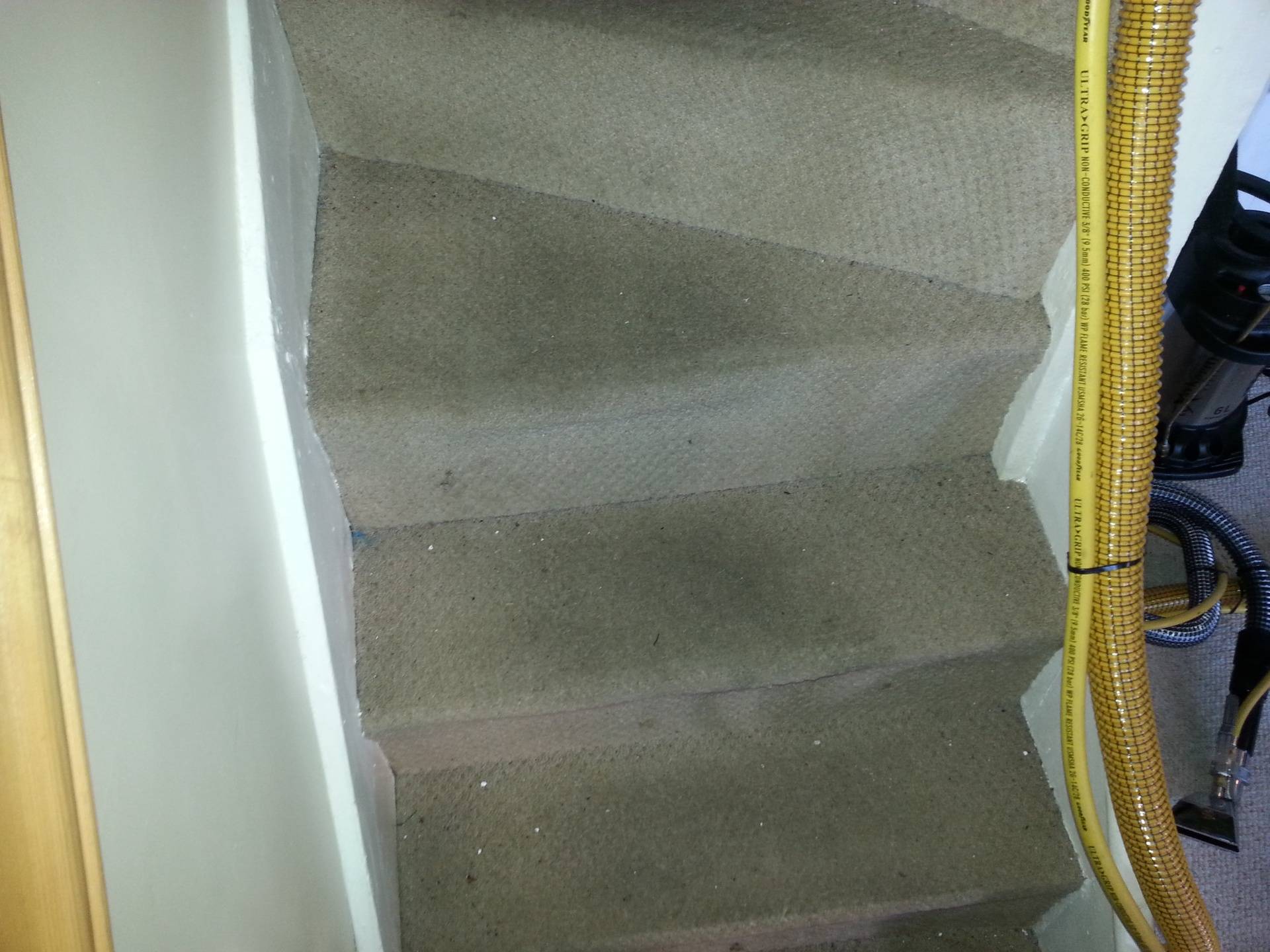Stairs - before clean
