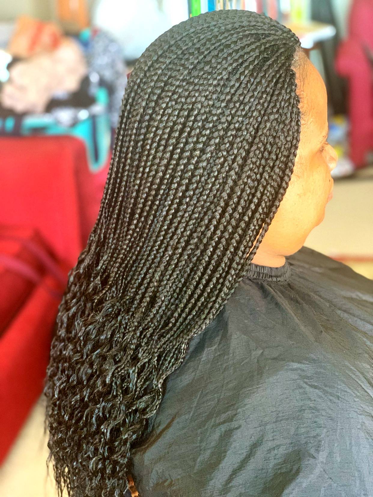 Small Individual braids completed in Alexandria, VA