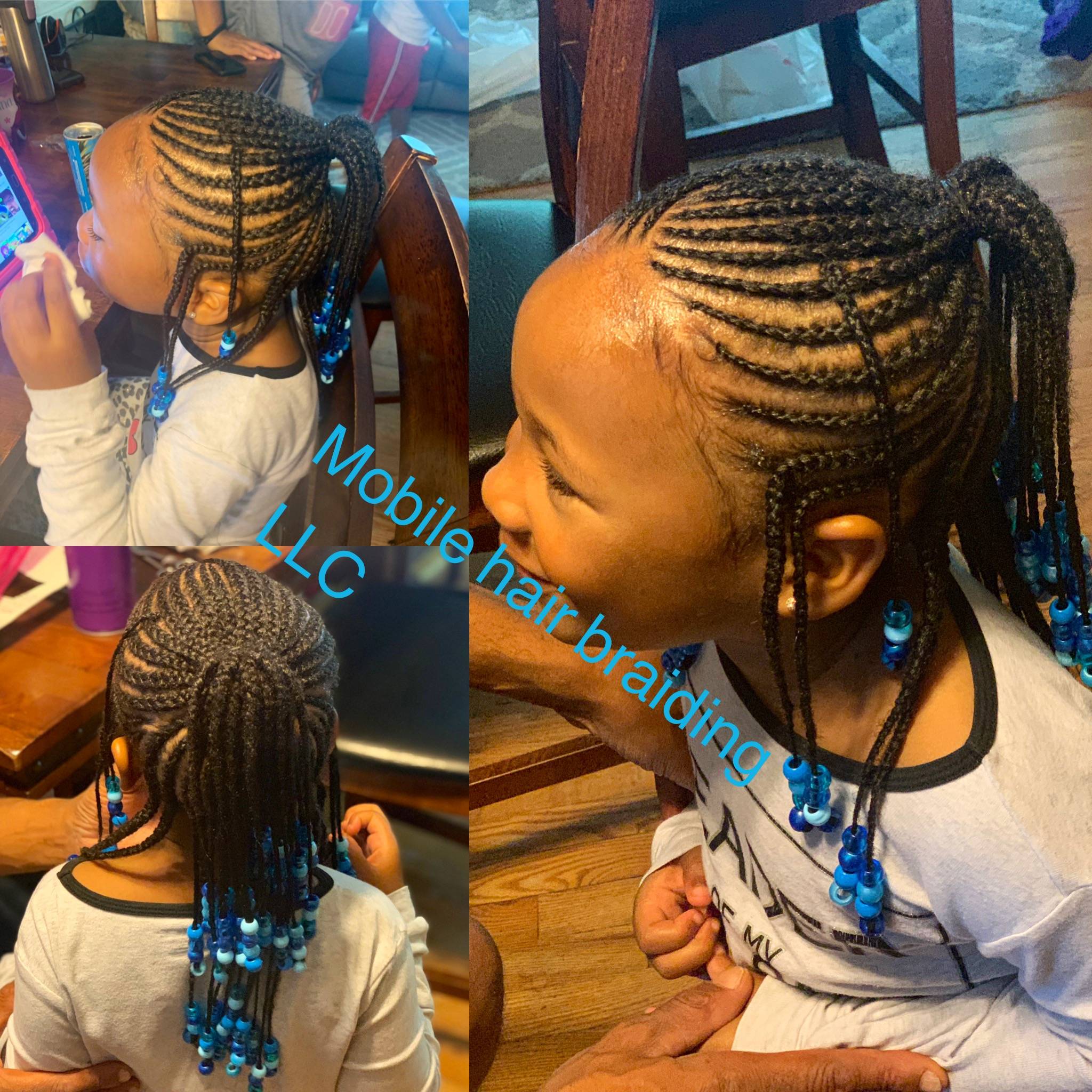 Kids Cornrows with beads completed in district heights, MD