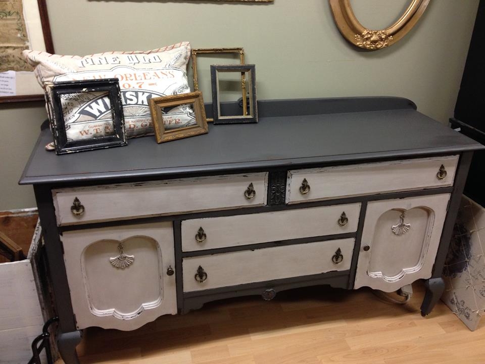 Painted Vintage Buffet