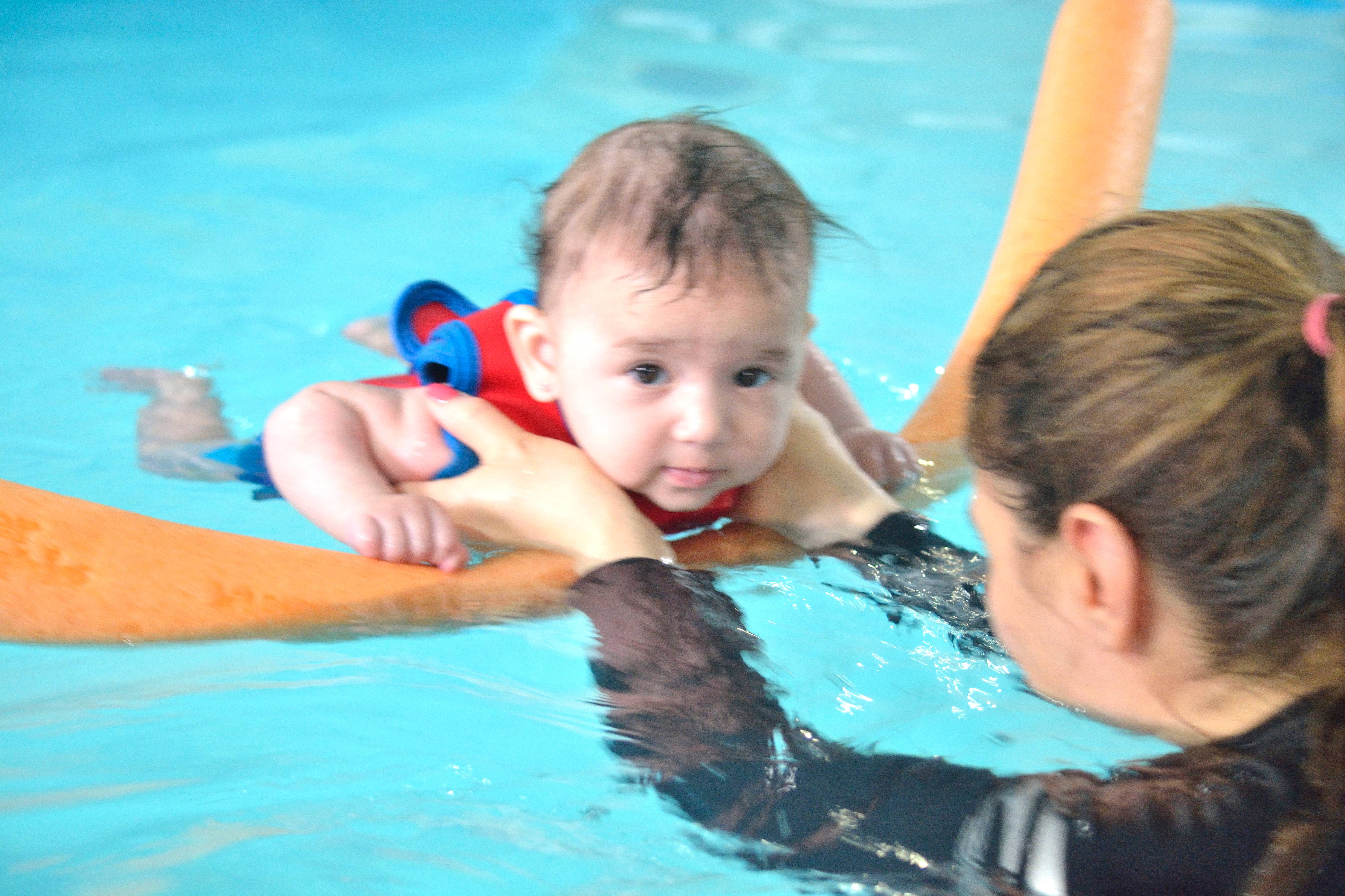 Swimming lessons for babies and kids