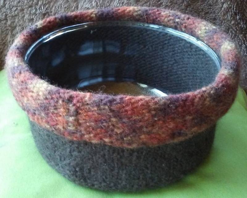 9"x 5" felted Bowl  $35