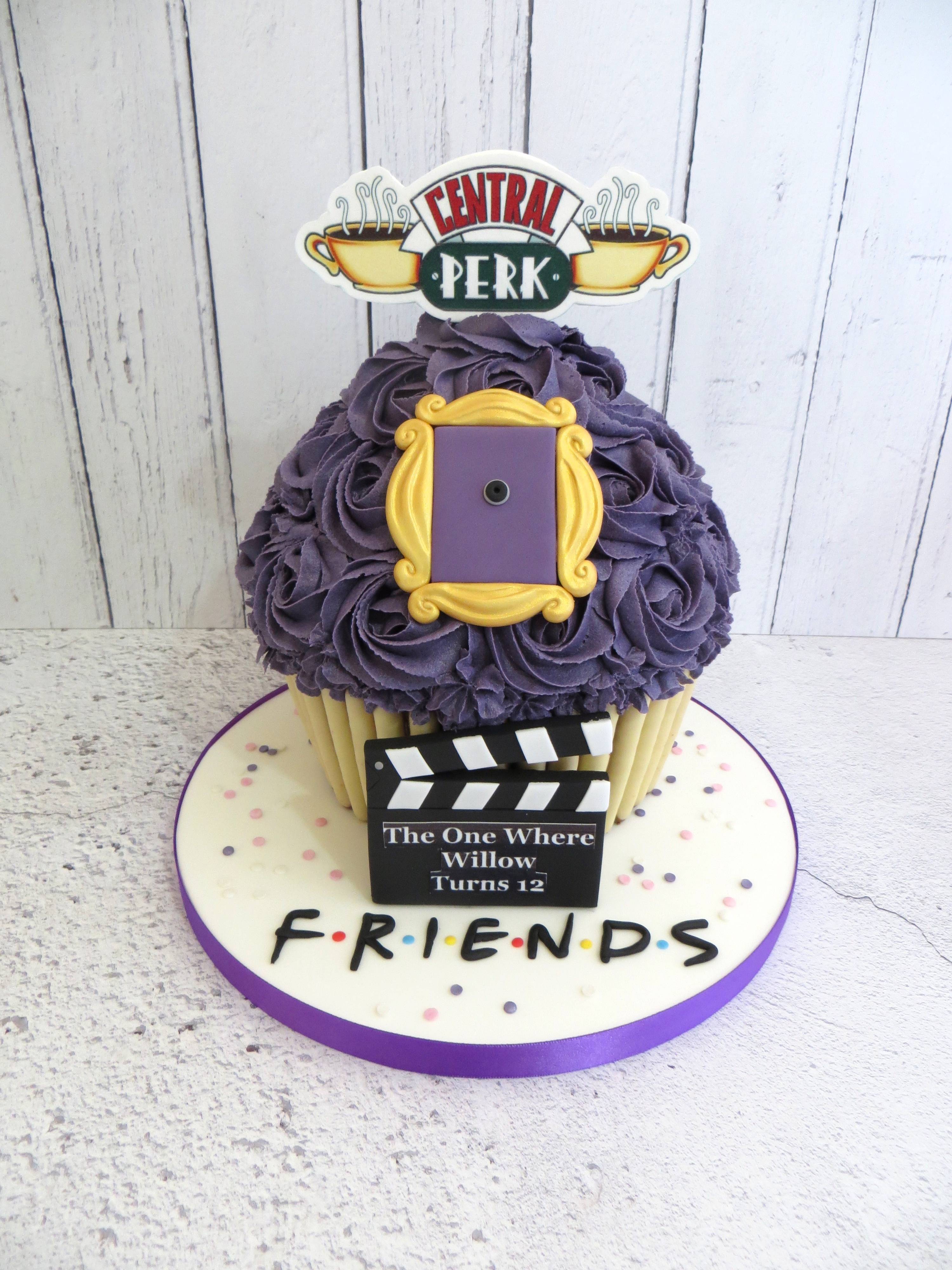 Friends themed Giant Cupcake