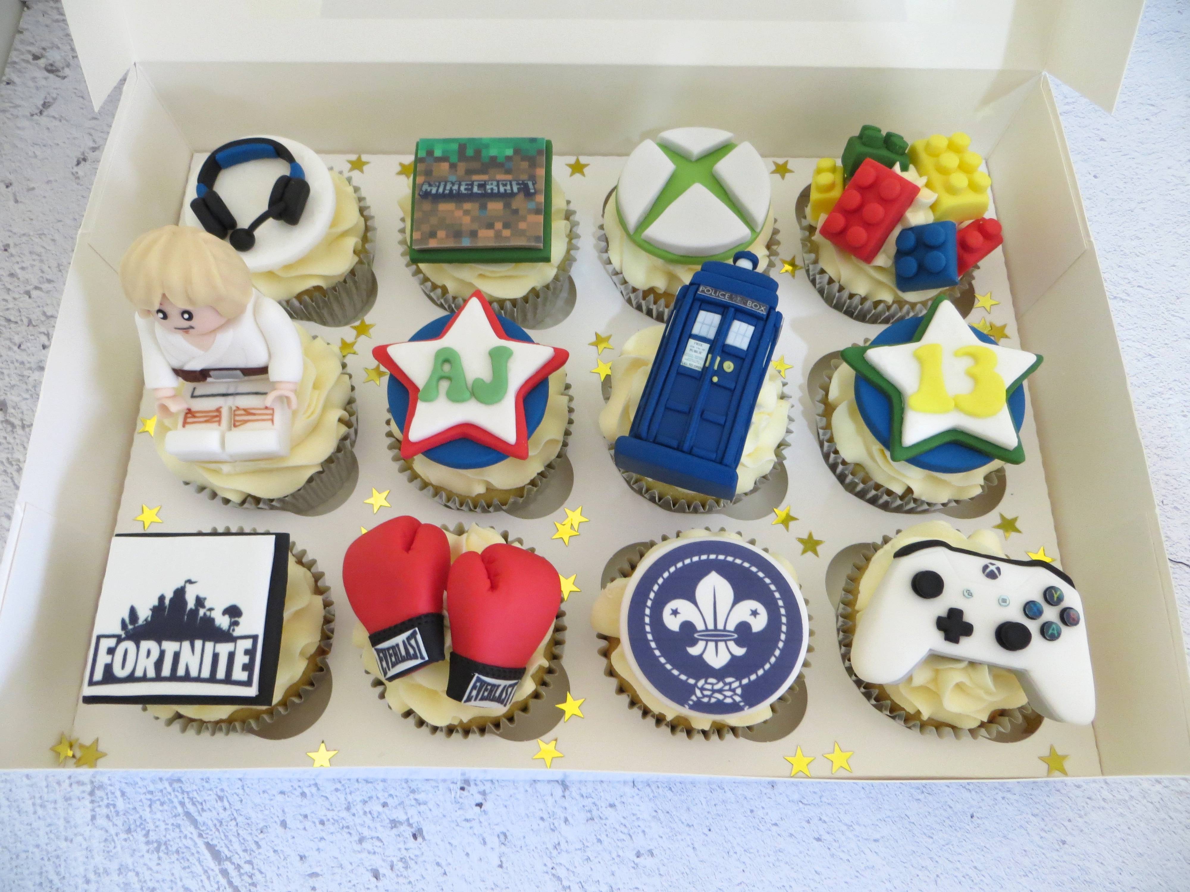 13th Birthday Personalised Cupcakes