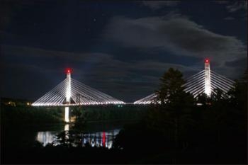 LED Lights on Maine DOT Bridge