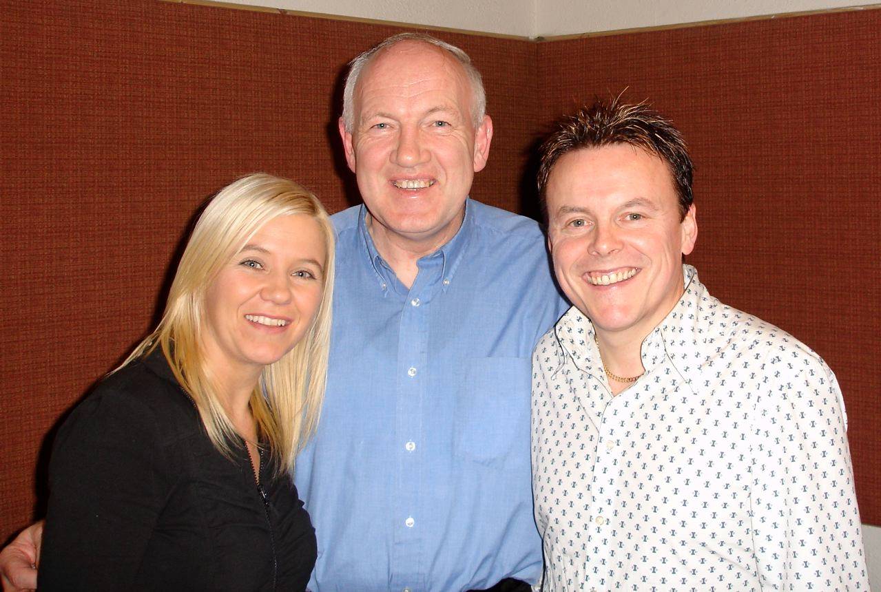 Fhiona, Packie Keaney (Highland Radio) & TM