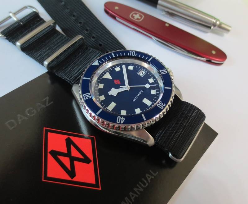 BLUE-FLAKE SKX MOD with THICK DOMED SAPPHIRE CRYSTAL