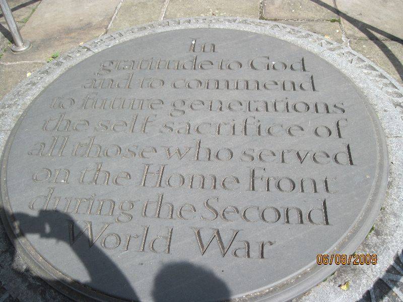 Plaque to the Home Front