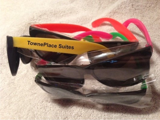 Sunglasses, Assorted Neon Frames. UV Protection.