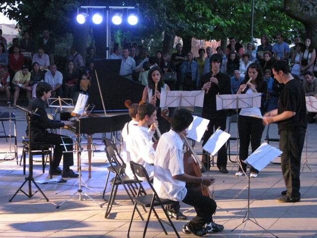 Ensemble de MUSICA antigua en el concierto de clausura