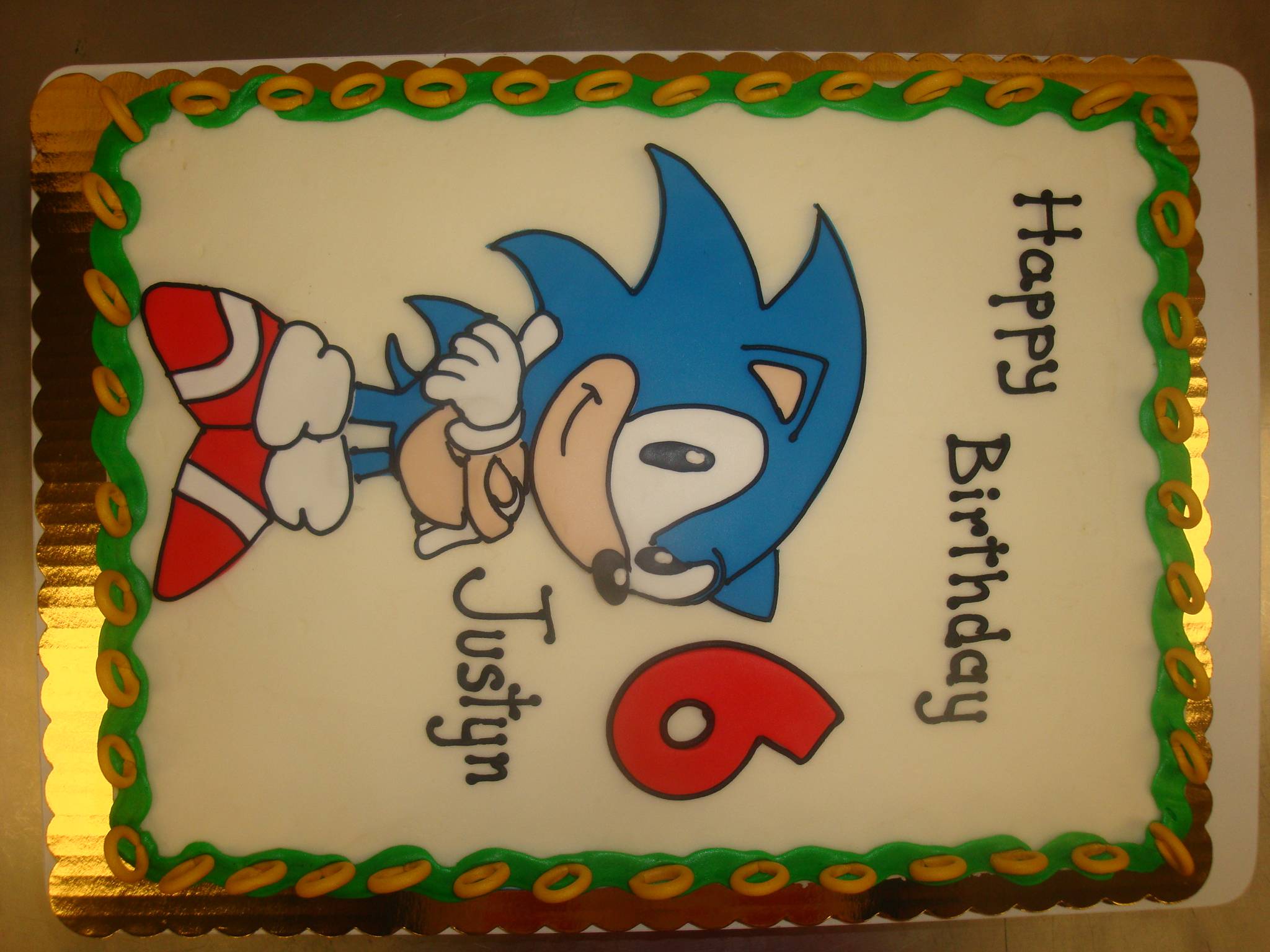 Sonic cake 30 servings $135