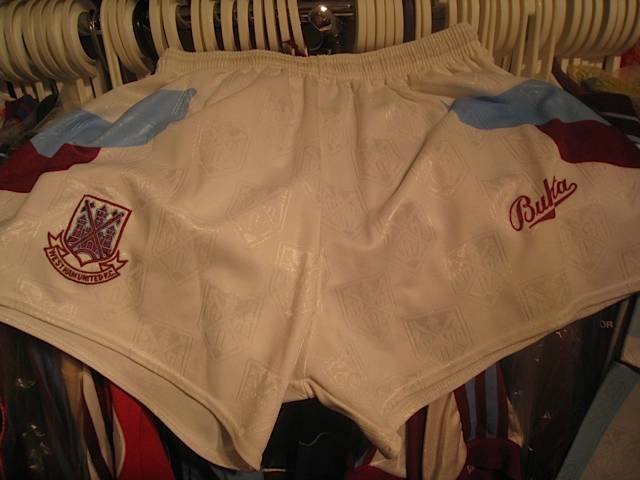 Home players shorts 1991/92
