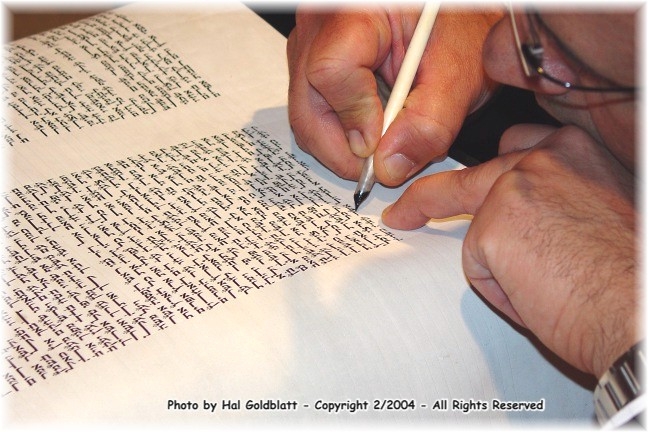 Hand Written Torah Scoll