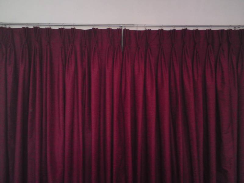French Pleat Lined Curtains