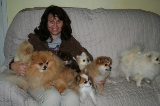 Lindsey and her Pom friends