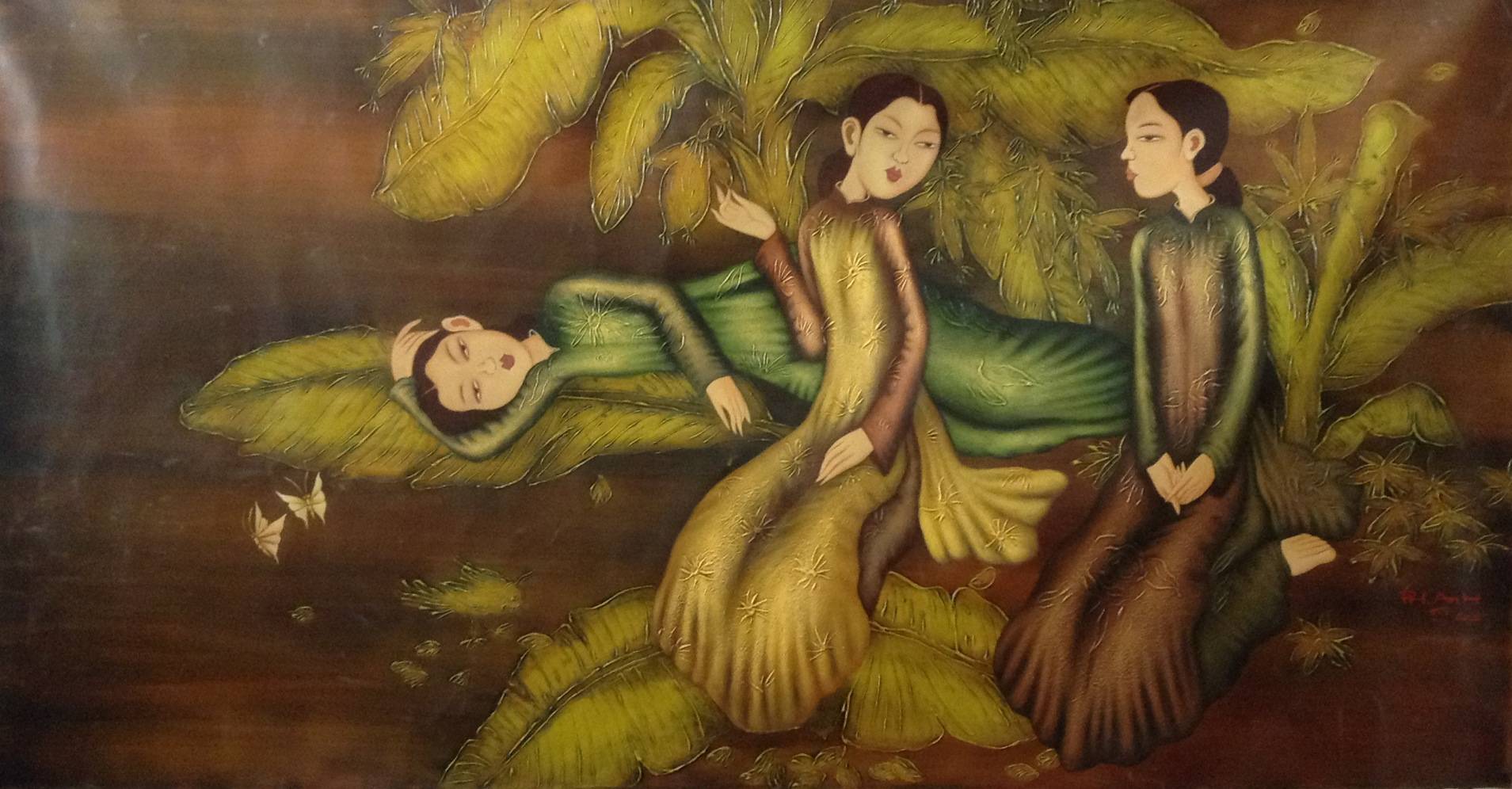 Young Girls In The Garden, 2008