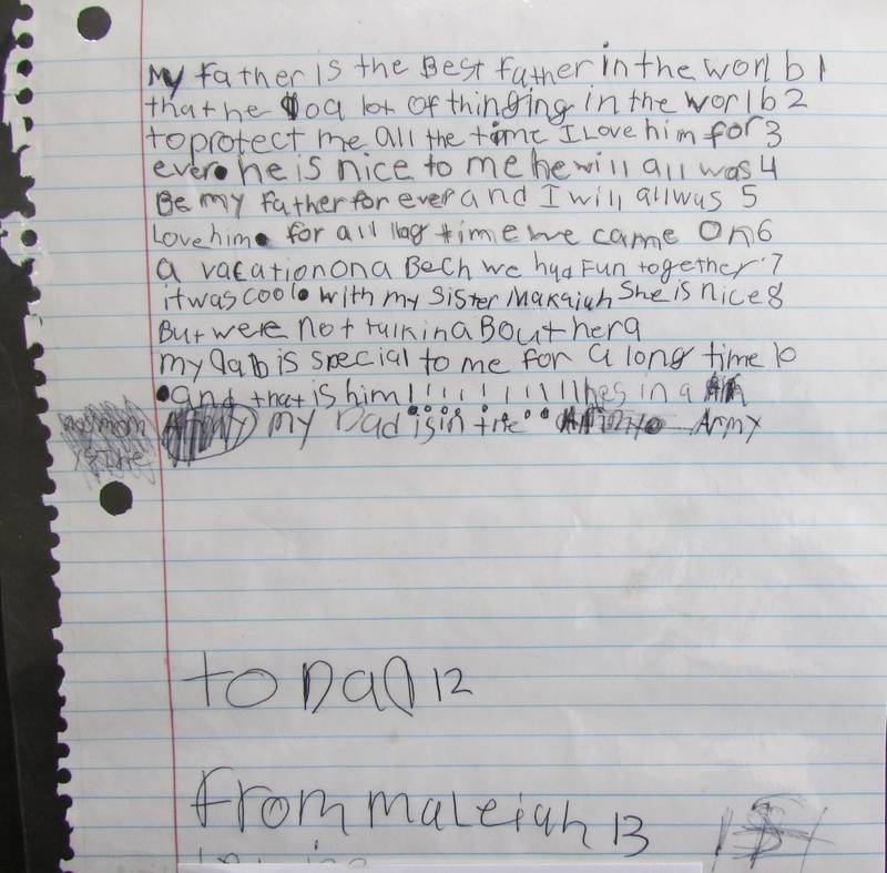 Maleiah's Letter