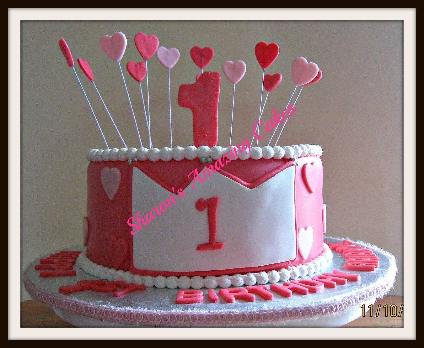 CAKE 63A2 - 1 Year Old Love
