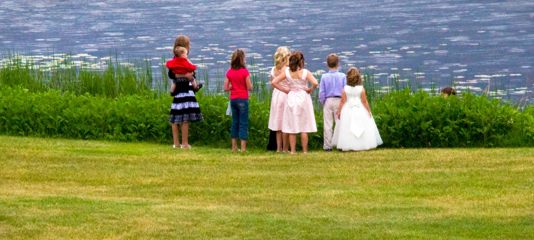 Children of the wedding party