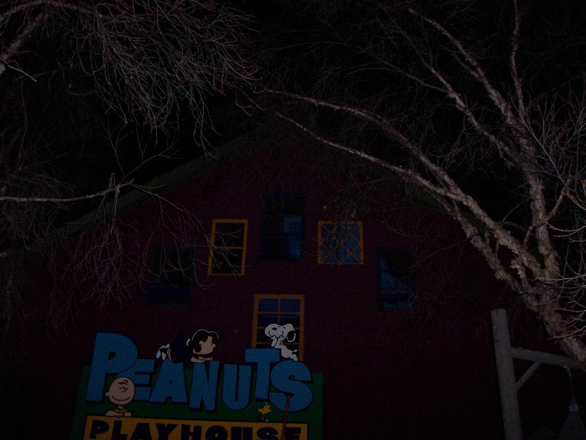 Outside of Peanut's Playhouse