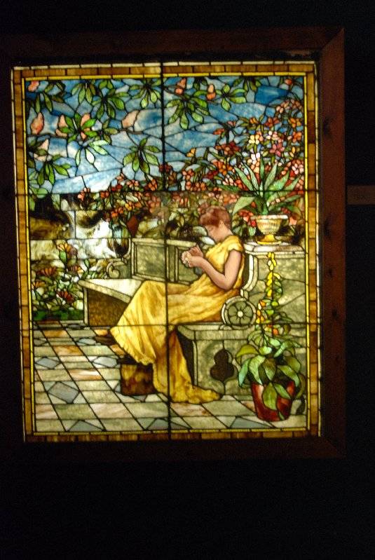 Tiffany Glass windows in the Lightner Museum
