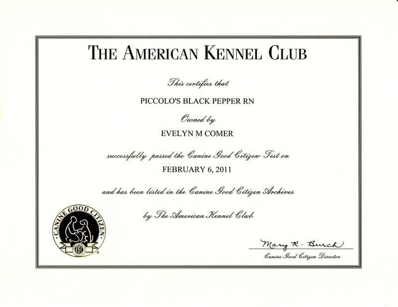 Pepper CGC certificate