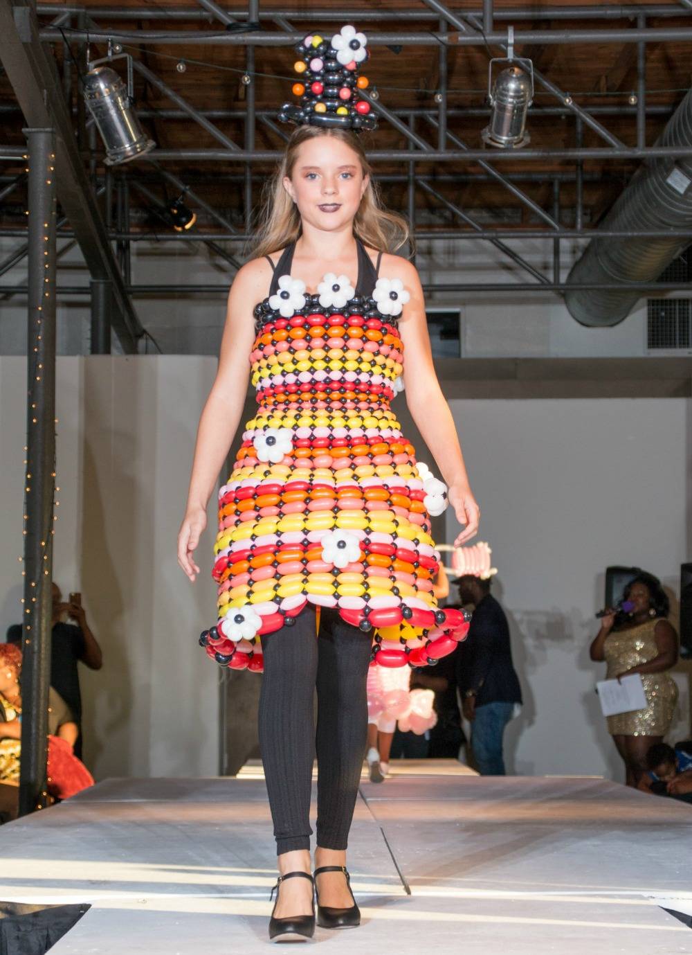DFW Teen Fashion Week ~ This dress was made by my assistant, Trica. I think she did an amazing job!