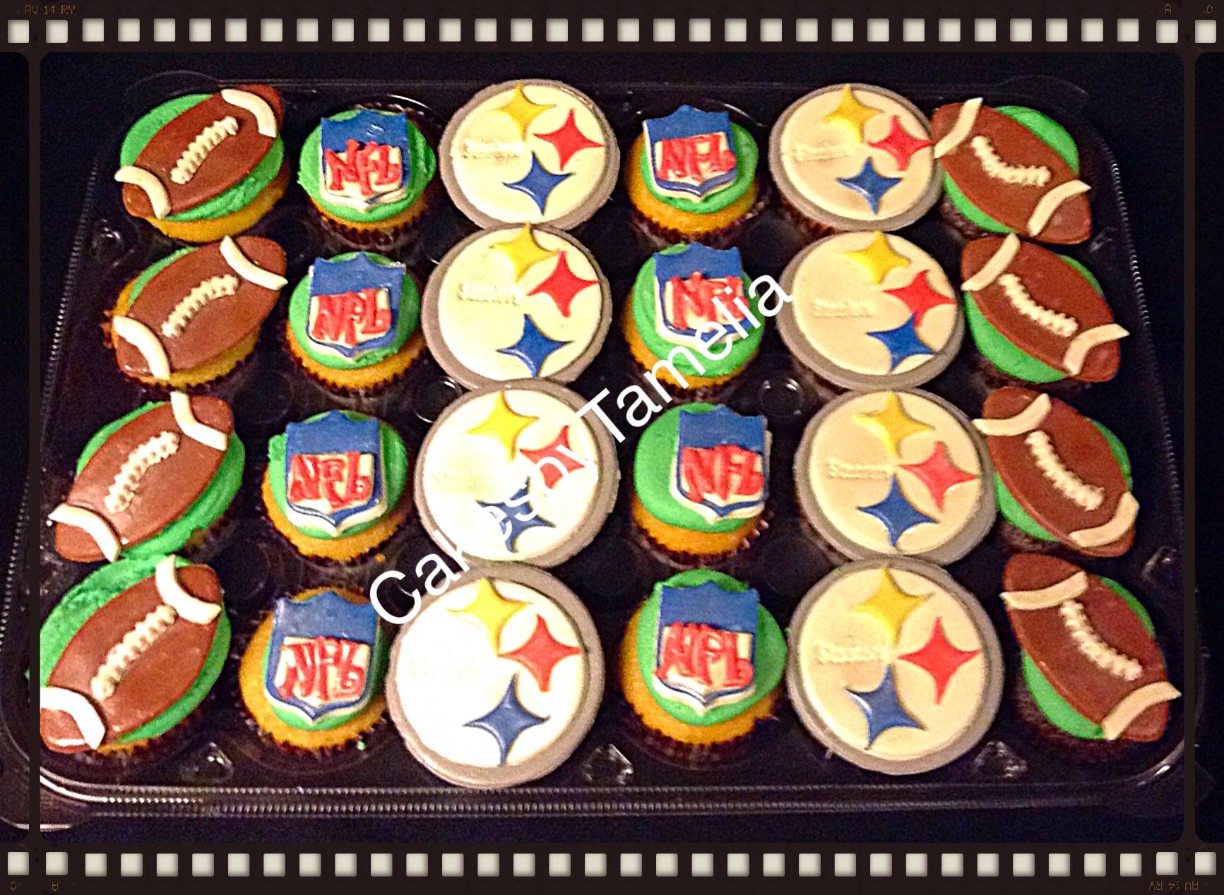 Steelers Cup Cakes