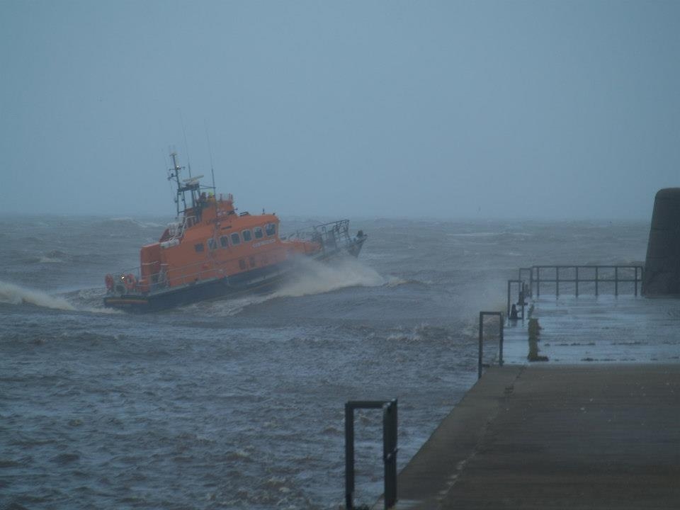 Arklow Lifeboat on rough weather exercise