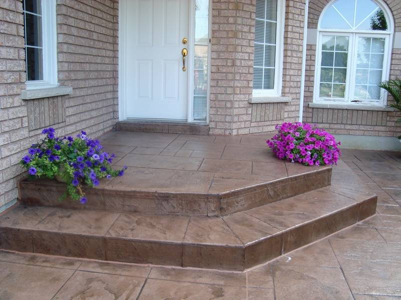Front Porch with Steps