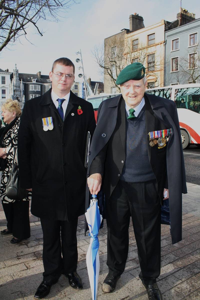Member and WFA officer Ross Glennon and his father