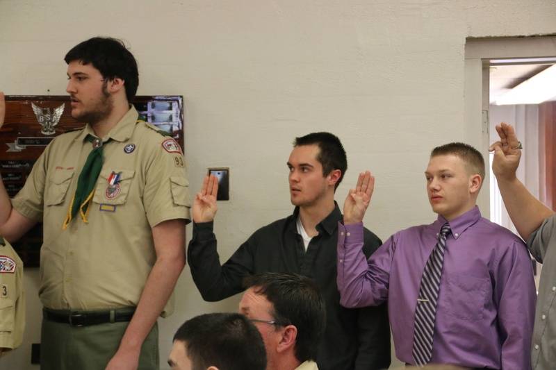 Eagle Scouts in Attendance