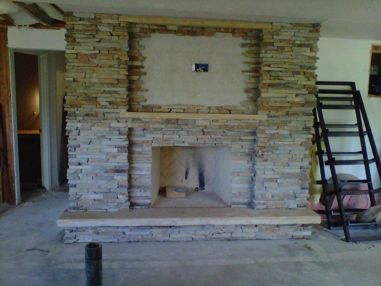 Virginia ledgestone fireplace Boulder Colorado