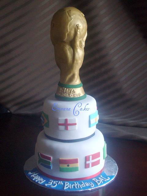 FIFA 2010 World Cup trophy cake (SP009)